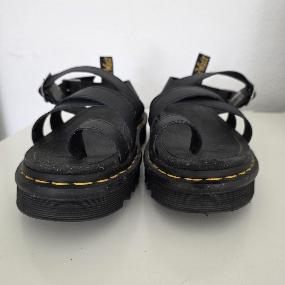 Dr Martens Avry Hydro Leather Strap Sandals - Picture 3 of 7